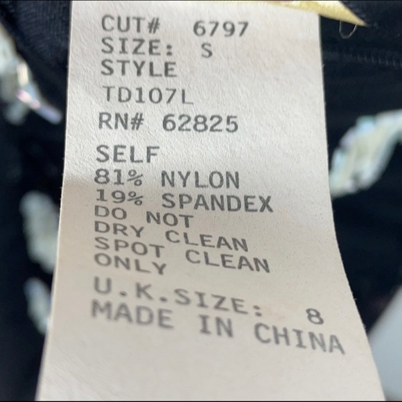 Cachè One Shoulder Sequined Evening Gown Formal Black Tie Full Length Small - Picture 12 of 13